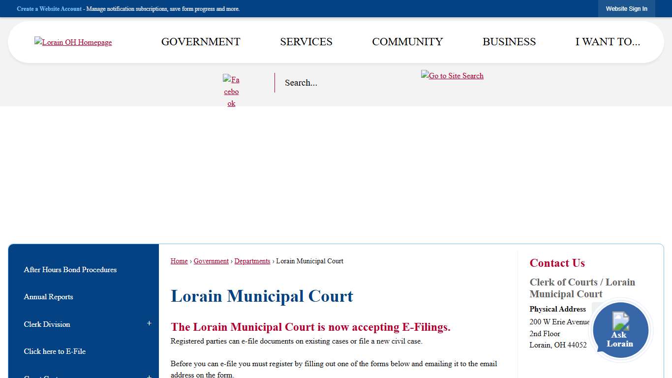 Lorain Municipal Court | Lorain, OH